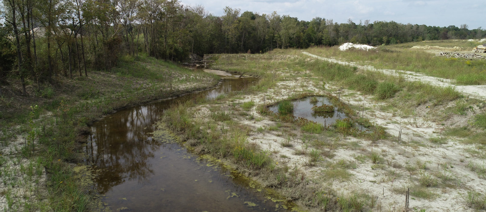 Home Branch Stream Relocation, Holly Hill, Sc Project Site