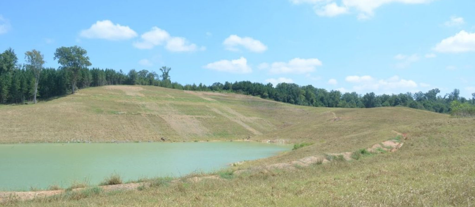 View Of Sims Mine Reclamation Project Site