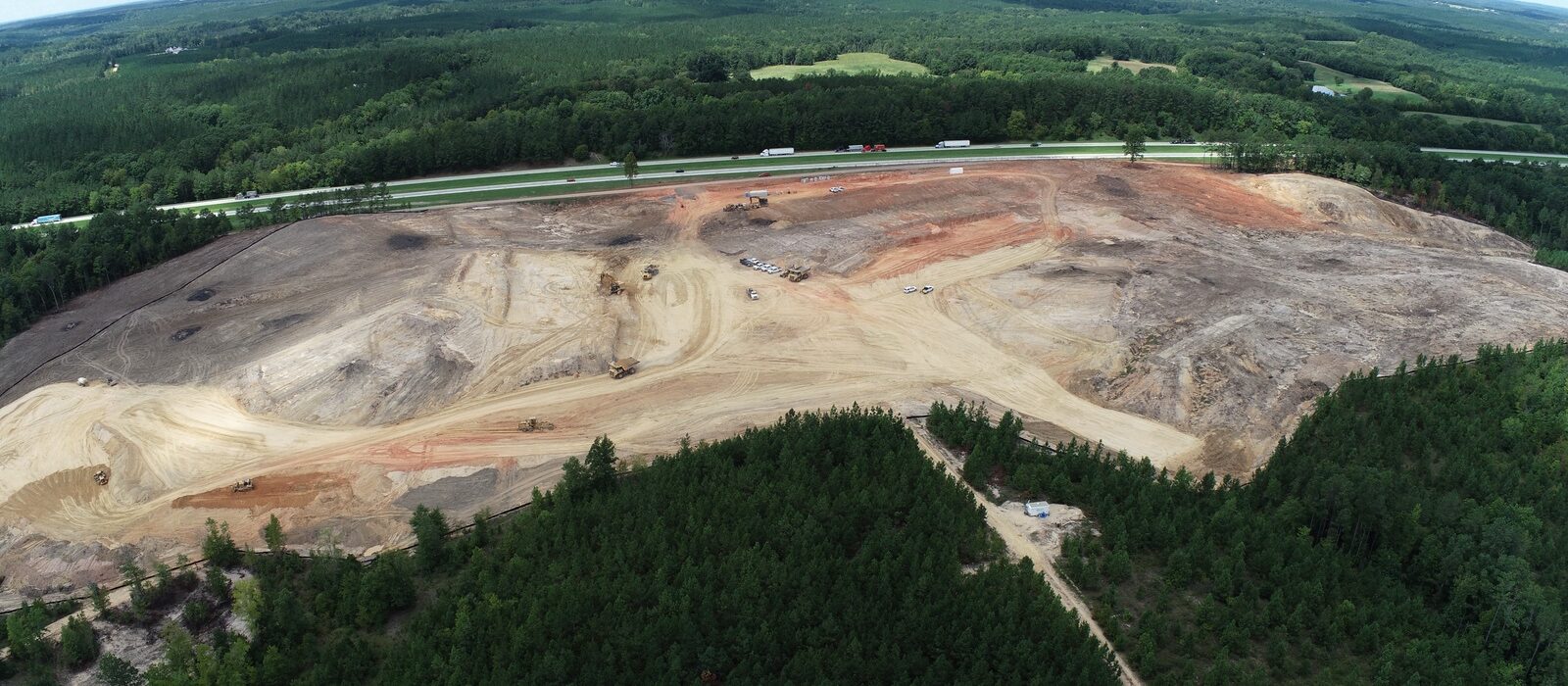 Aerial view of Industrial Project-Blackstock Commerce Center