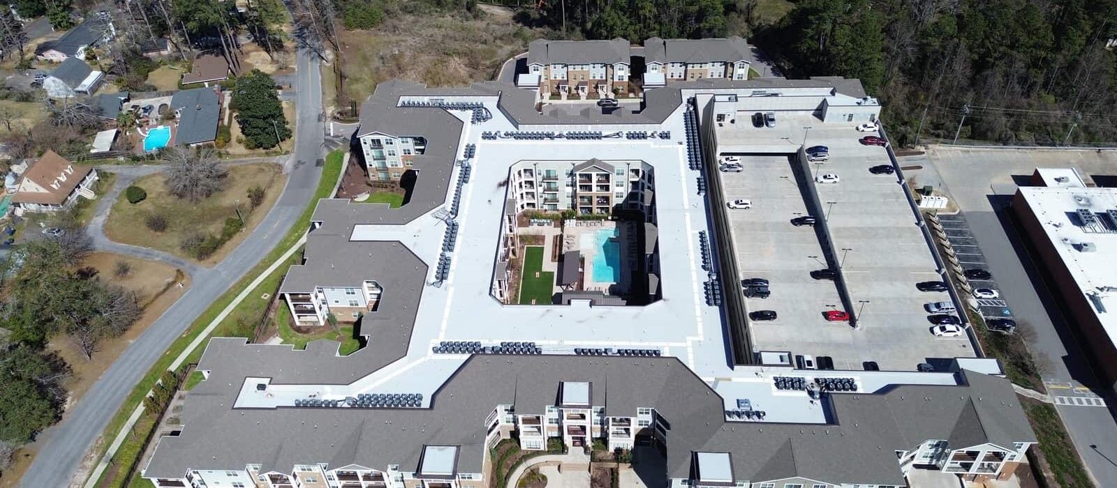 aerial view Project-Commercial-Cardinal Crossing-complete