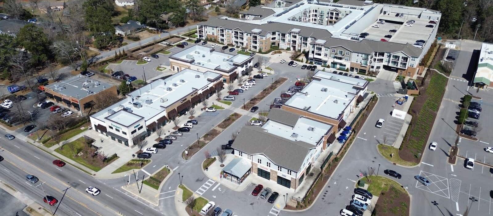 aerial view Project-Commercial-Cardinal Crossing-complete